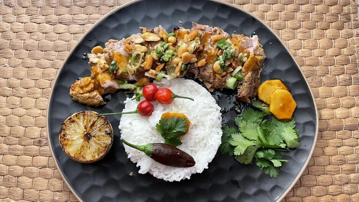 Restaurant-Style Pork Tenderloin 🍛 | Deconstructed Thai Curry & Perfect Sous-Vide